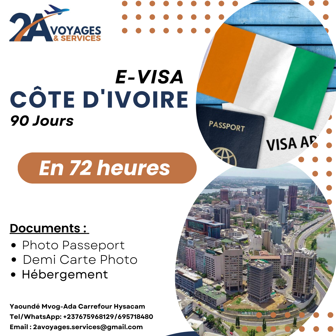 𝐄-𝐕𝐈𝐒𝐀 𝐕𝐈𝐒𝐈𝐓𝐄𝐔𝐑/𝐀𝐅𝐅𝐀𝐈𝐑𝐄𝐒 CÔTE D*IVOIRE 